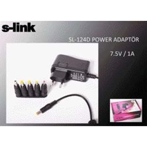 S-LINK (SL-124D) 7.5V 1A 5 UCLU ADAPTÖR 
