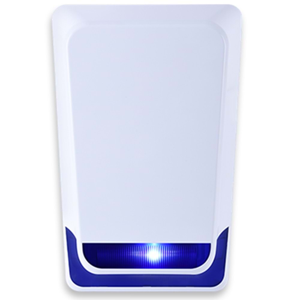 TEKNİM (TSS-5790B) HARİCİ SİREN (MAVİ) (6 LEDLİ PLASTİK KORUMALI)