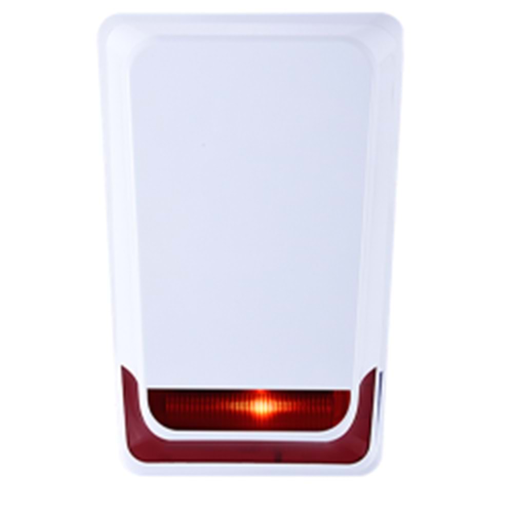 TEKNİM (TSS-5790R) HARİCİ SİREN (KIRMIZI) (6 LEDLİ PLASTİK KORUMALI)