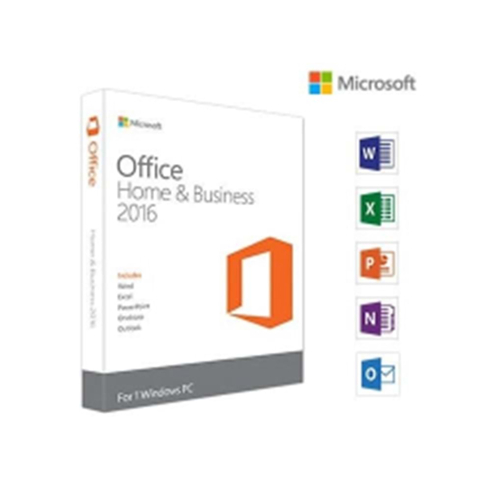 MICROSOFT OFFICE HOME/BUSINESS 2016 TR. BOX (T5D-02714)WORD,EXEL,POINT,ONENOTE,OUTLOOK 