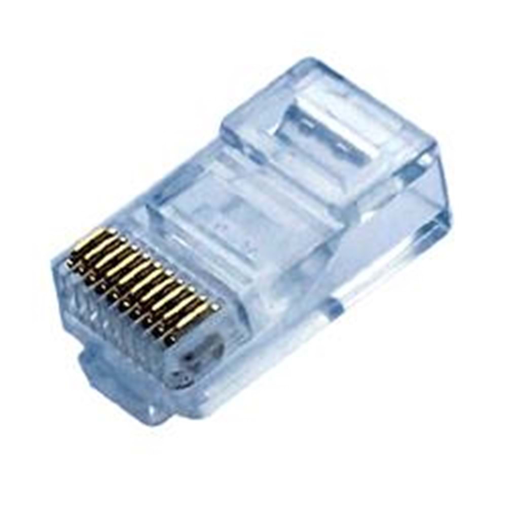 FREELINK (E2210) RJ45 (10P/10C) UTP MODÜLER PLUG 3U (PAKET 1 ADET)