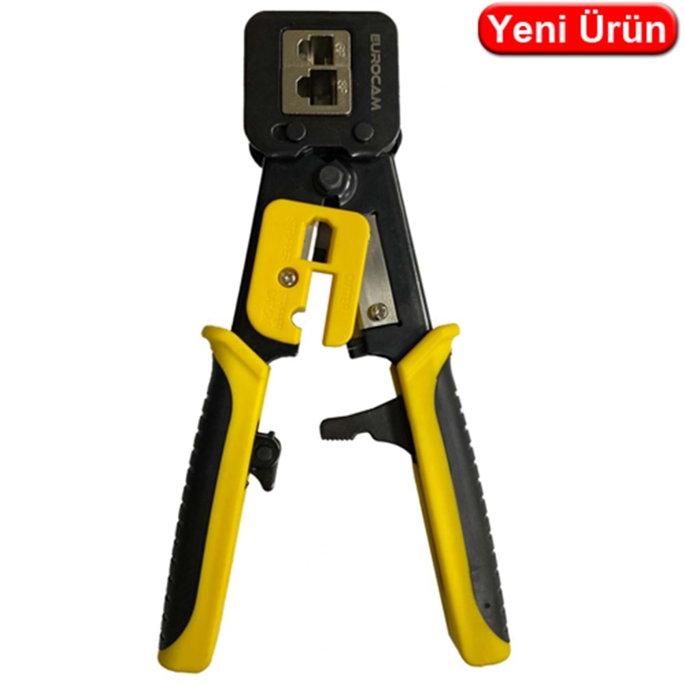 EUROCAM (EC-400) RJ12 (6P/6C)/ EZ RJ45 (8P/8C) SIKMA PENSESİ