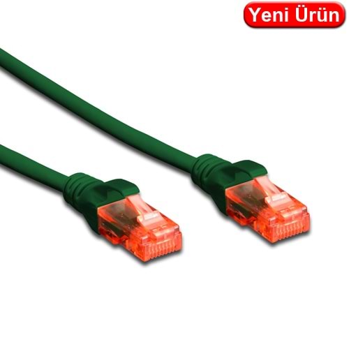 DIGITUS (DK.1617.030.GR) 3 MT. CAT6 UTP LSZH BAKIR PATCH KABLO YEŞİL