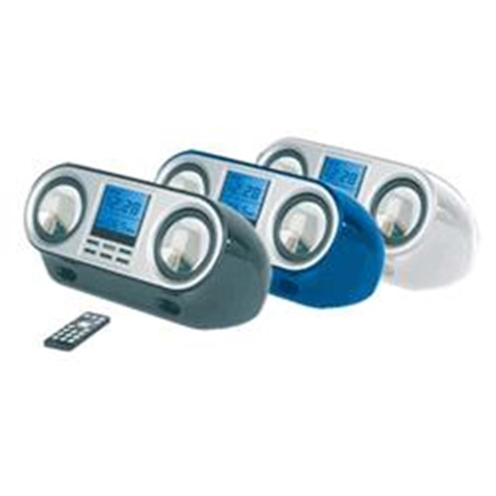 MIKADO (MD-25) IPOD+USB+SD+SAAT UZAKTAN KUMANDALI SPEAKER 