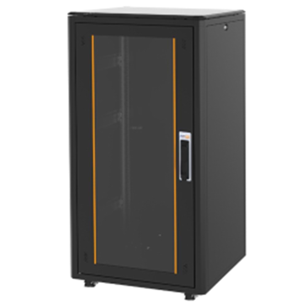 FREELINK (U1204) 20U DİKİLİ TİP W=600 D=600mm DİKİLİ TİP SİYAH KABİN 