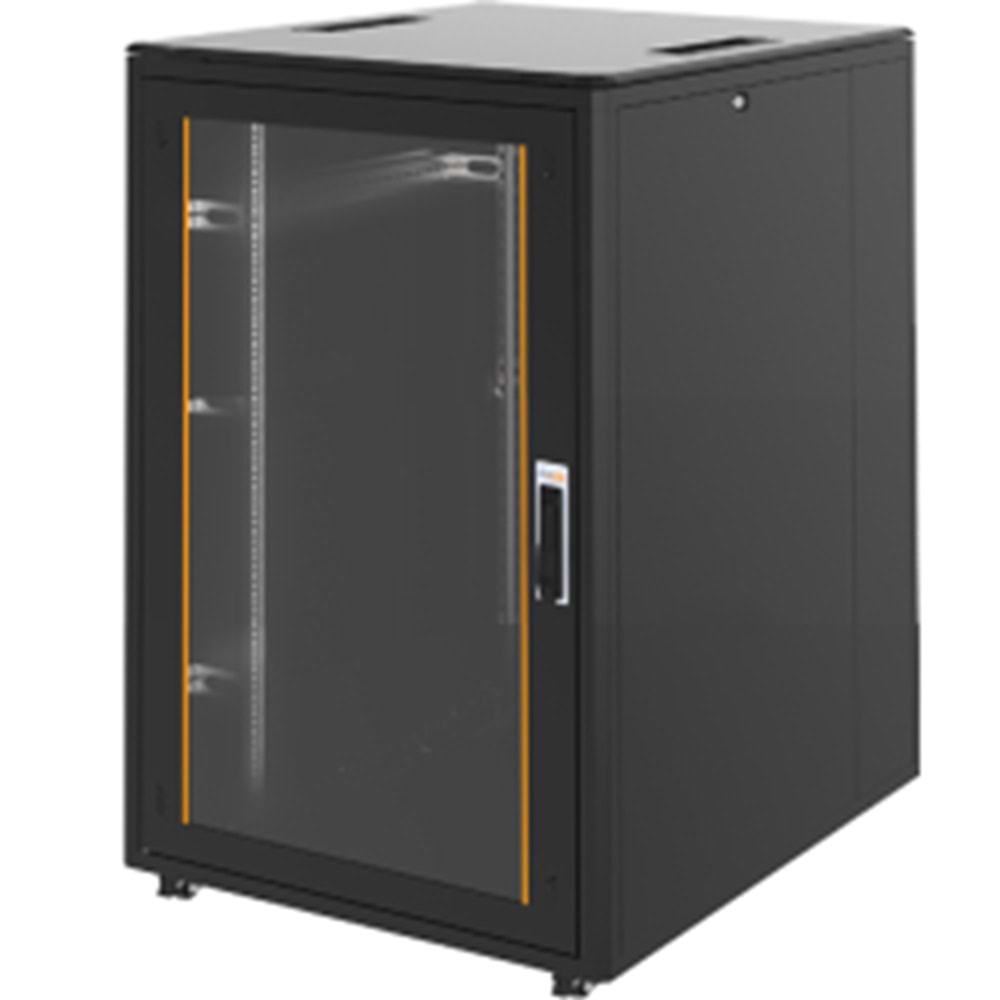 FREELINK (U1205) 20U DİKİLİ TİP W=600 D=800mm DİKİLİ TİP SİYAH KABİN 