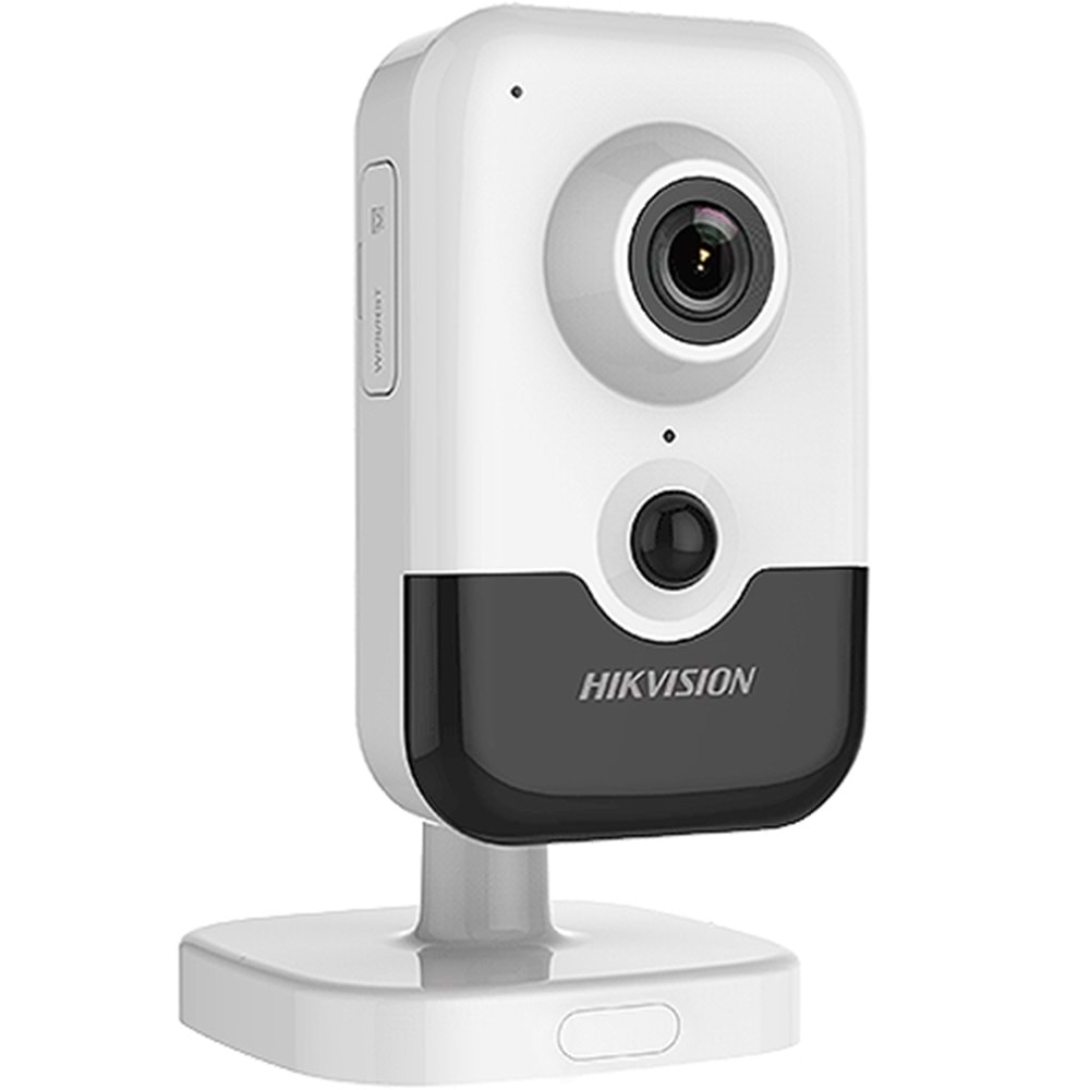 HIKVISION (DS-2CD2421G0-IW) 2MP 1/2.7 PS CMOS 2.8MM 120dB WDR 3D POE KABLOSUZ CUBE DAHİLİ MİK. KAM.