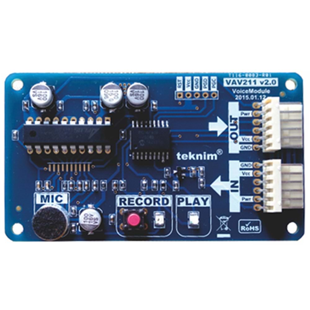 TEKNİM (VAV-211) SES KAYIT MODÜLÜ