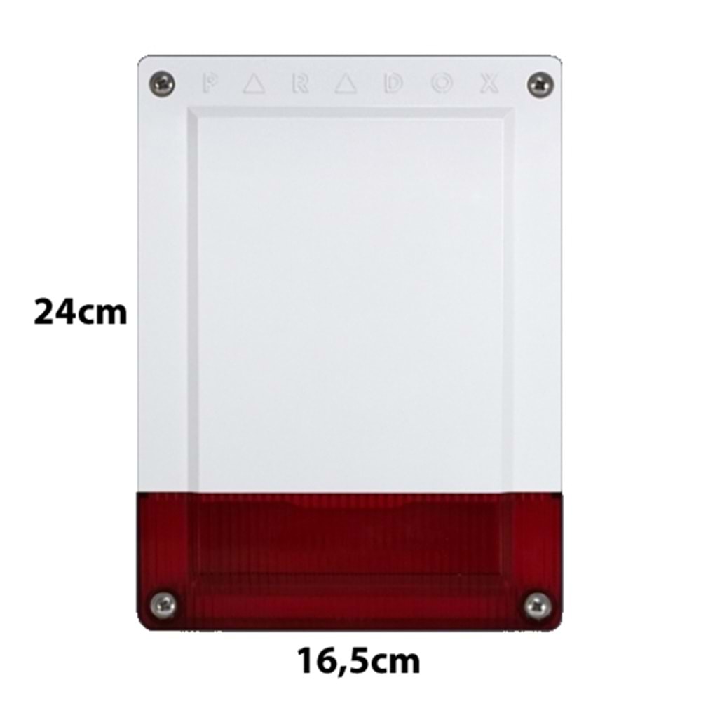 PARADOX (SR150) KABLOSUZ SİREN (KIRMIZI) 