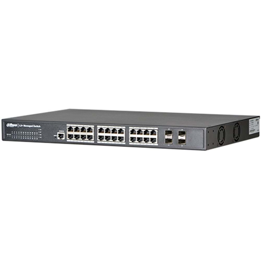 OUTLET DAHUA (PFS5424-24T) 24 PORT L2+ YÖNETİLEBİLİR (20GE+4GE KOMBO SFP+1 KONSOL) SWITCH 