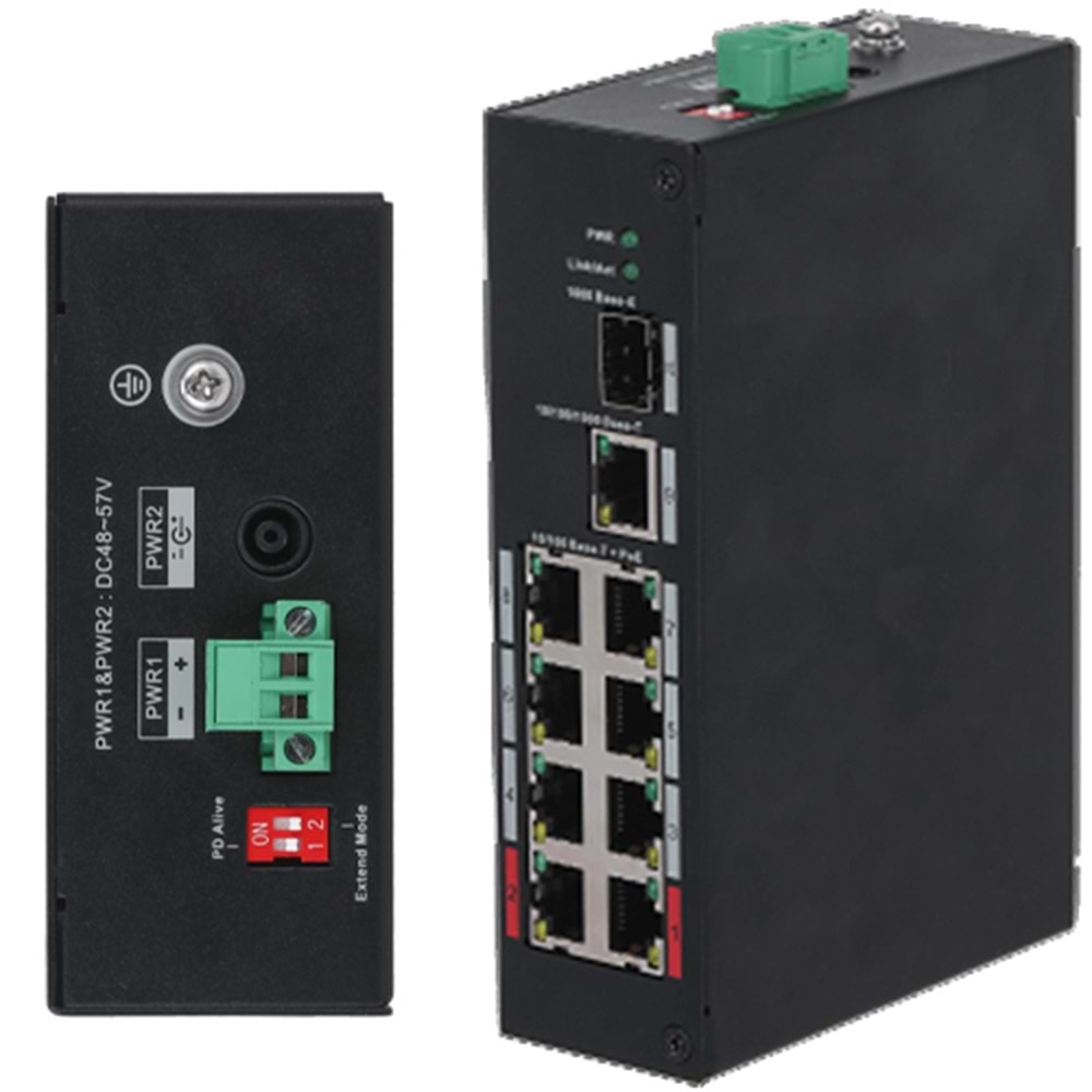 DAHUA (PFS3110-8ET-96) 8 PORT 96W POE +1SFP YÖNETILEMEZ SWITCH